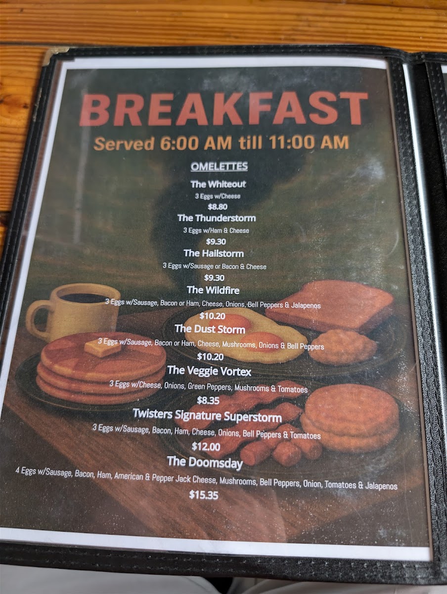 Twisters Cafe Menu - Image 5